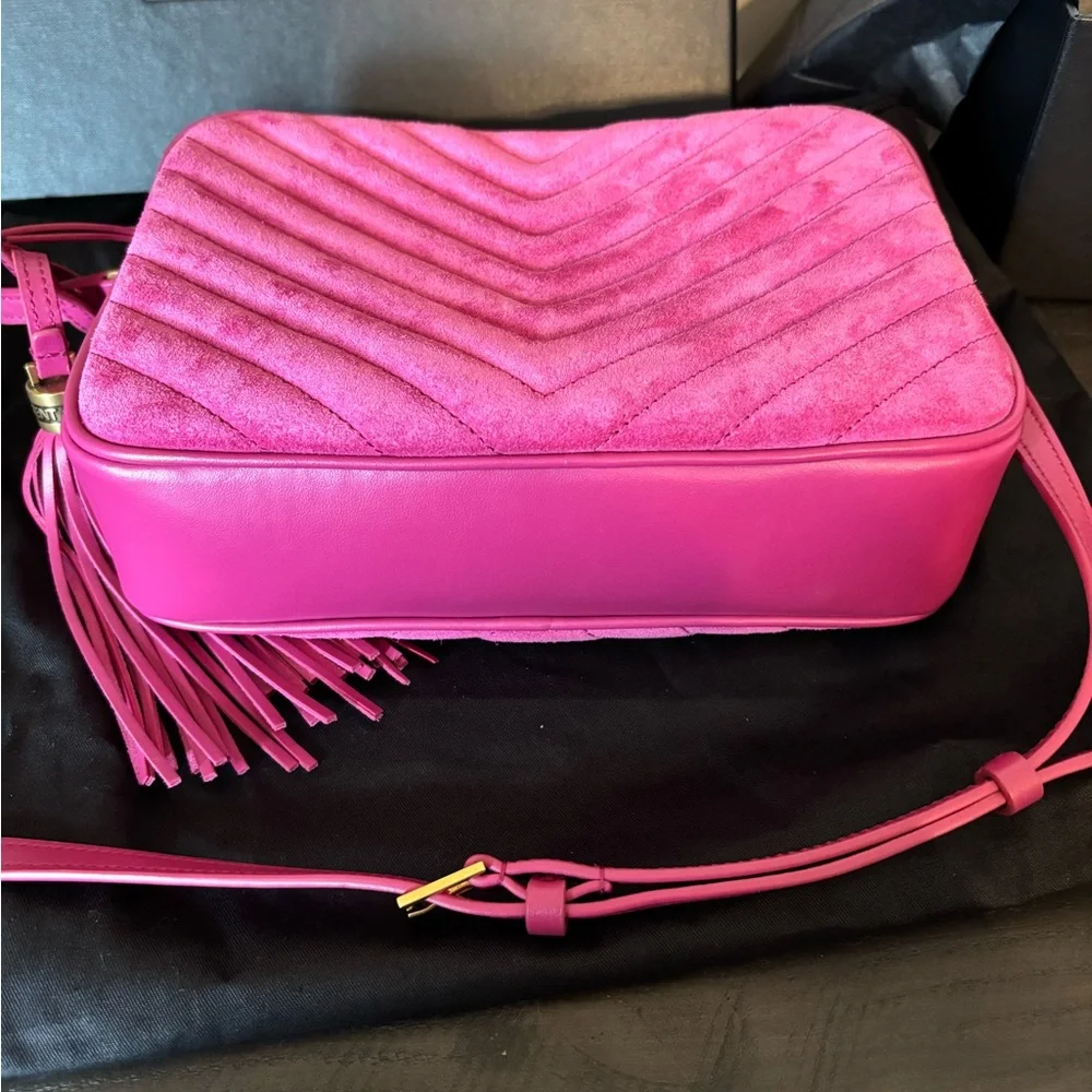 Saint Laurent Fuchsia Crossbody Bag - Picture 5 of 8